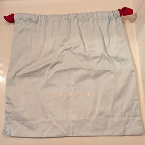 Frances Valentine Light Blue Dust Bag with Gold Logo | Size  Medium
